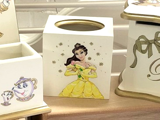Chartley Hand Painted Money & Tissue Boxes